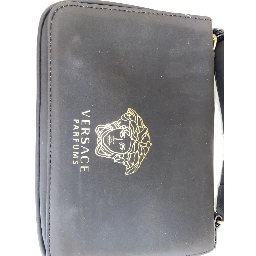 Versace Parfums Black Gold Shoulder Crossbody Bag + Dustbag - Picture 6 of 15